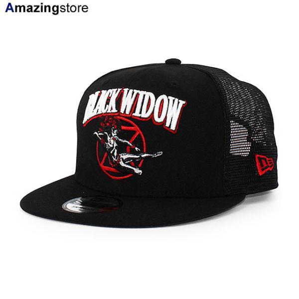 ニューエラ メッシュキャップ 9FIFTY スナップバック マーベルコミックス ブラック ウィドウ TRUKER MESH SNAPBACK CAP NEW ERA MARVEL COMICS BLACK WIDOW