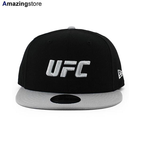 ニューエラ キャップ 9FIFTY スナップバック UFC LOGO SNAPBACK CAP BLACK GRAY GREY NEW ERA 帽子 メンズ レディース 男女兼用 総合格闘技 950 ブラック