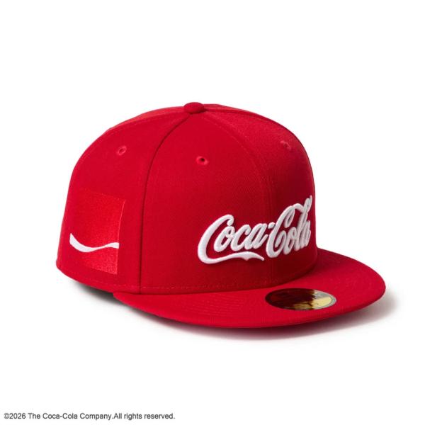 ニューエラ キャップ 59FIFTY コカ コーラ LOGO FITTED CAP SCARLET NEW ERA COCA COLA