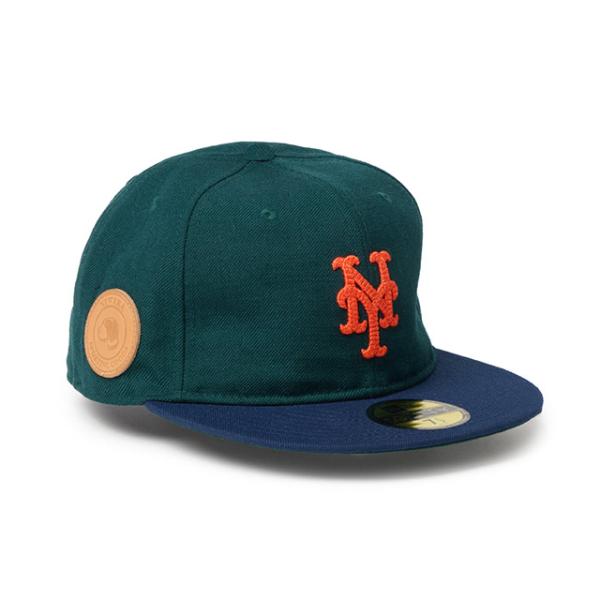 Direction by TAKAYUKI OHASHI (The Apartment) ニューエラ キャップ 59FIFTY 二ューヨーク メッツ MLB DOG PATCH FITTED CAP GREEN NEW ERA NEW YORK METS