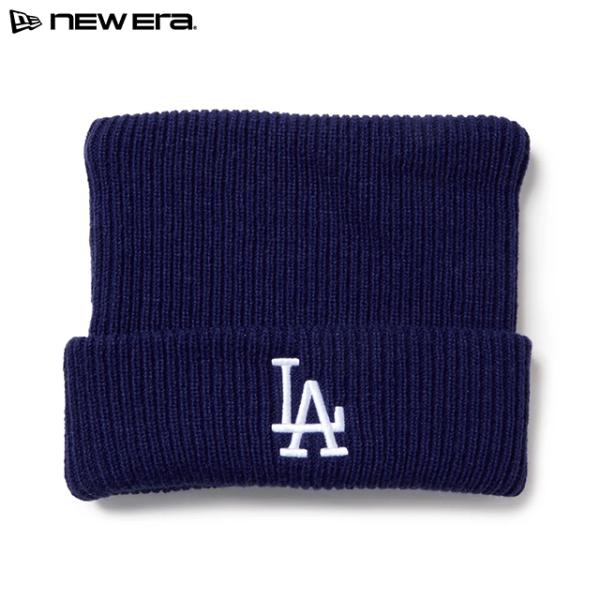 Powered by GORO (MIN-NANO) ニューエラ ニット ビーニーキャップ  ロサンゼルス ドジャース SQUARE KNIT BEANIE CAP DARK ROYAL NEW ERA LOS ANGELES DODGERS