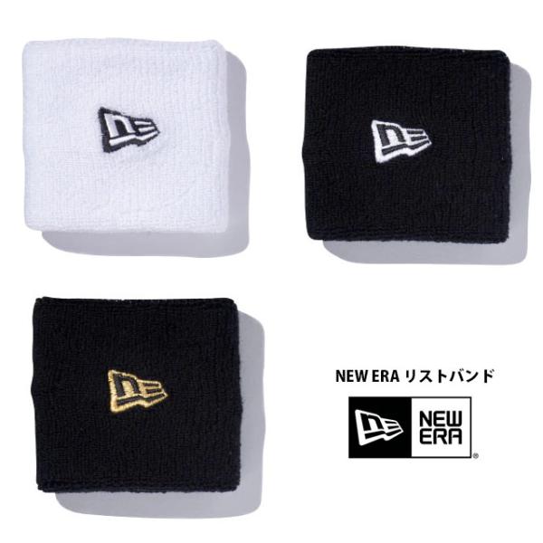 ニューエラからファッションからスポーツまで幅広い用途で活躍するWristBandになります。ホワイト×ブラック、ブラック×ホワイト、ブラック×メタリックゴールドの3色展開になります。 爆買