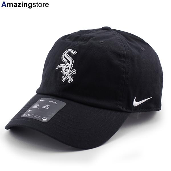 ナイキ キャップ シカゴ ホワイトソックス NIKE CLUB UNSTRUCTURED ORGANIC COTTON CAP BLACK NIKE CHICAGO WHITE SOX