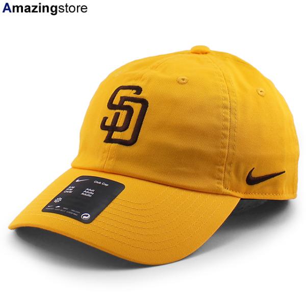 ナイキ キャップ サンディエゴ パドレス NIKE CLUB UNSTRUCTURED ORGANIC COTTON CAP YELLOW NIKE SAN DIEGO PADRES