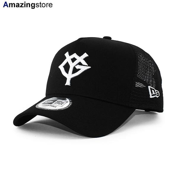 ニューエラ キャップ 9FORTY メッシュキャップ 読売 ジャイアンツ NPB A-FRAME TRUCKER MESH CAP BLACK NEW ERA YOMIURI GIANTS 巨人