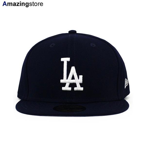 ニューエラ キャップ 59FIFTY ロサンゼルス ドジャース MLB TEAM BASIC FITTED CAP NAVY WHITE NEW ERA LOS ANGELES DODGERS