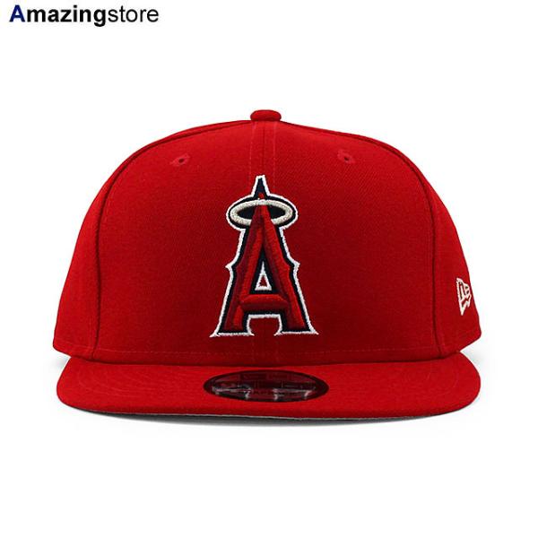 キャップ 9FIFTY エンゼルス レッド スナップバックキャップ／レッド（47BRAND エンゼルス ロサンゼルス ASGパッチ付き 応援グッズ