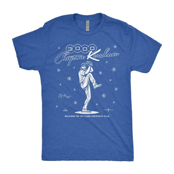 クレイトン カーショウモデル 海外取寄 Tシャツ 3000K's T-SHIRT