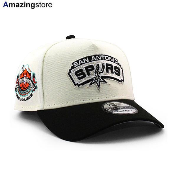 EU限定 ニューエラ キャップ スナップバック 9FORTY サンアントニオ スパーズ NBA 1996 ALL STAR A-FRAME SNAPBACK CAP CREAM NEW ERA SAN ANTONIO SPURS