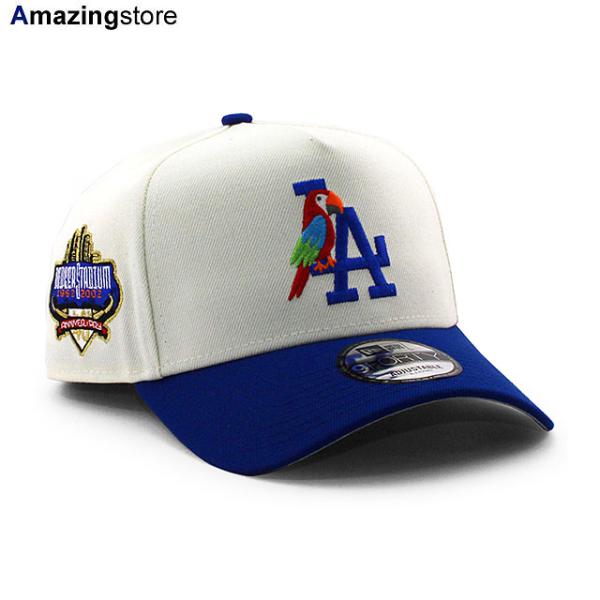 EU限定 ニューエラ キャップ 9FORTY スナップバック ロサンゼルス ドジャース MLB 40TH GREY UV A-FRAME SNAPBACK CAP CREAM ROYAL NEW ERA LOS ANGELES DODGERS