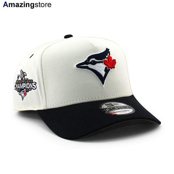 EU限定 ニューエラ キャップ 9FORTY スナップバック トロント ブルージェイズ MLB 2025 AL CHAMPIONS A-FRAME SNAPBACK CAP NEW ERA TORONTO BLUE JAYS