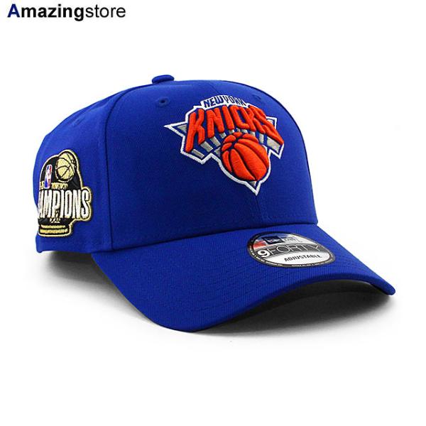 53年振りNBAファイナル優勝 ニューエラ キャップ 9FORTY ニューヨーク ニックス 2026 NBA FINALS CHAMPIONS ADJUSTABLE CAP ROYAL BLUE NEW YORK KNICKS