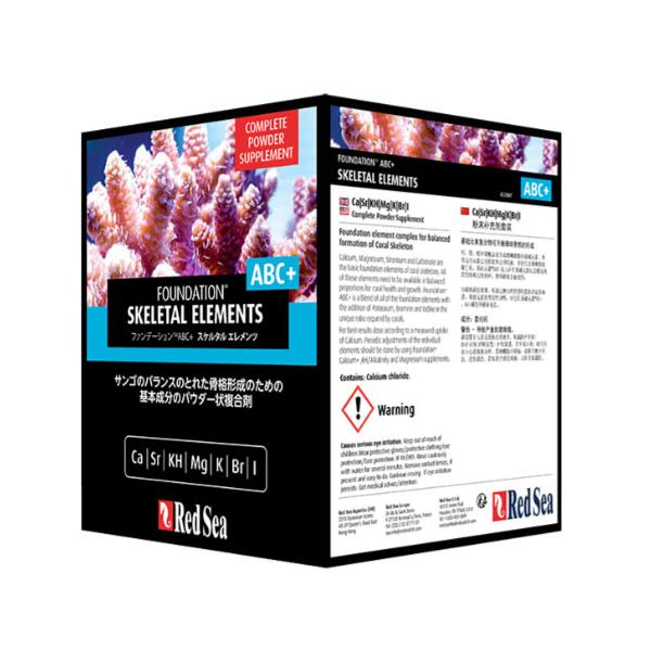 サンゴのバランスのとれた骨格形成のための基本成分の複合剤カルシウム、マグネシウム、ストロンチウムと炭酸塩はサンゴの骨格形成に必要な基本成分です。リーフファンデーションABC+には全ての基本成分に加え、カリウム、臭素、ヨウ素をサンゴが必要とす...