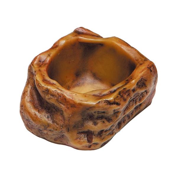 エキゾ テラのえさ皿、水飲み皿は清潔で使いやすさを追求した製品群で す。爬虫類・両生類の性質にあわせた設計で快適に使えるようデザインされ ています。テラリウム内をきれいに健康的に保ちます。水飲み皿・ウォーターディッシュ自然の岩をイメージした...