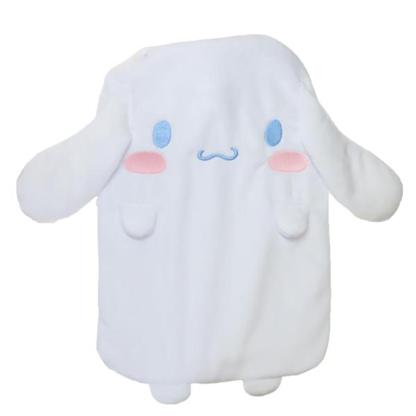 sanrioサンリオの人気キャラクターCinnamorollシナモロールシナモデザインの湯たんぽぬいぐるみのカバー付き布団の中に入れて寝る時に足元から温めます■サイズ：約H33×W23cm■素材本体：塩化ビニル樹脂 キャップ：ポリプロピレン...