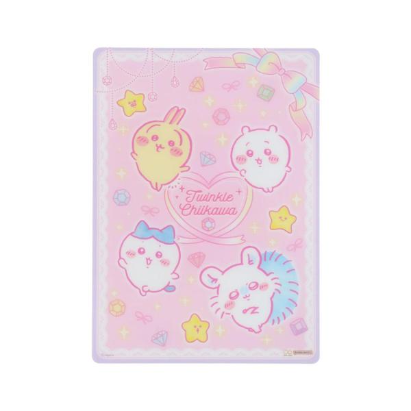ちいかわ クリア下敷き B5 chiikawa 学校 勉強 文房具 キャラクター グッズ サンスター文具