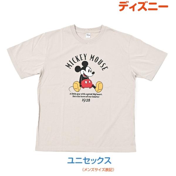 ディズニー ミッキーマウス  Tシャツ ティーシャツ 半袖 メンズ 男性 吸水速乾 Disney Mickey ユニセックス キャラクター グッズ
