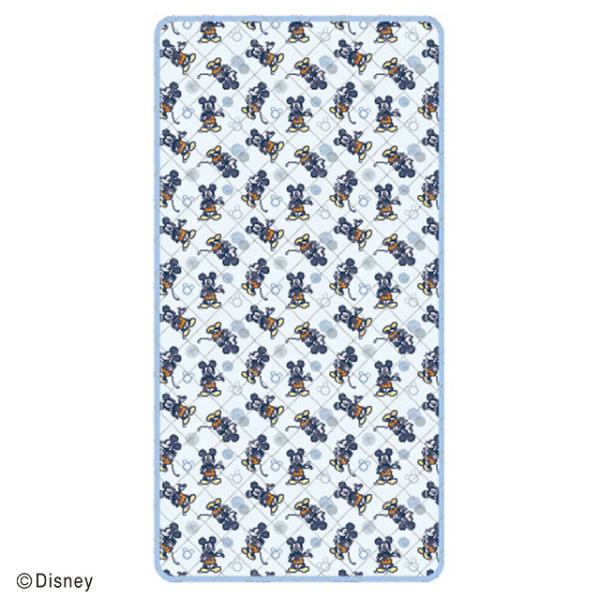 ディズニー ひんやり敷きパッド ファンファンスマイル ミッキーマウス Disney キャラクター グッズ 寝具 敷布団 シングル 接触冷感 暑さ対策 快眠