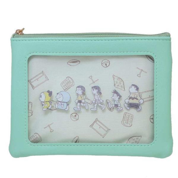 ドラえもん ウィンドウポーチ クリア I'mDoraemon コスメ 化粧道具
