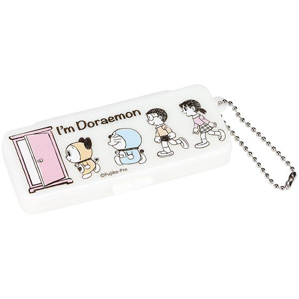ドラえもん 絆創膏ケース 綿棒 歯間ブラシ 小物収納 ボールチェーン付き I'mDoraemon キャラクター 雑貨 グッズ