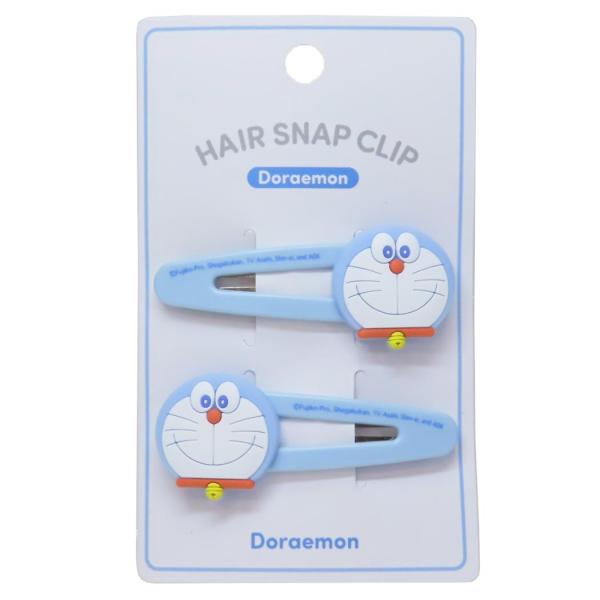 ドラえもん ヘアピン ヘアスナップクリップ 子供 ヘアアクセ 前髪 髪留め Doraemon キャラクター グッズ