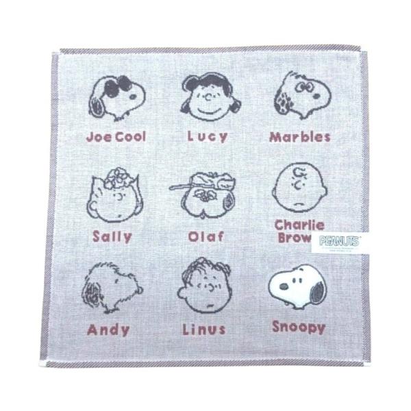 スヌーピー 3重ガーゼミニタオル ハンカチ SNOOPY PEANUTS フェイス キャラクター グッズ