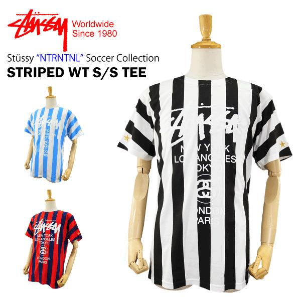 ステューシー Tシャツ サッカーコレクション ストライプド ワールドツアー Ss 700 Ambitious 通販 Yahoo ショッピング