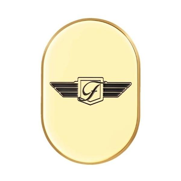 アンテナカバー Gold w/ Figurati Design logo 左側 2017〜23年FLHRXS、2009〜13年FLTR/X/XS、2009〜23年FLHX/S