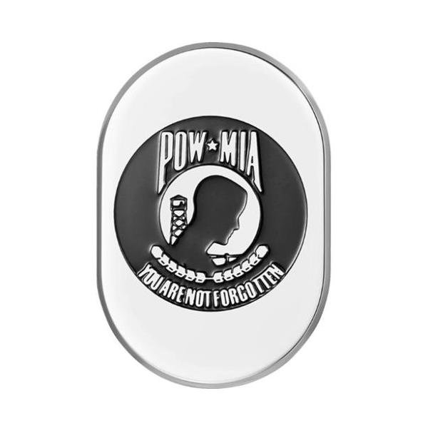 アンテナカバー Mirror polish w/ POW-MIA 左側 2017〜23年FLHRXS、2009〜13年FLTR/X/XS、2009〜23年FLHX/S