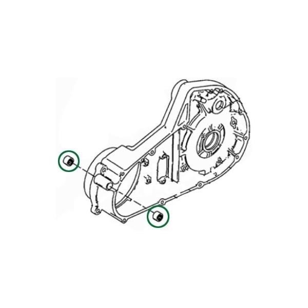 はなページ Harley Davidson シフターシャフト ブッシュ：2001〜11年