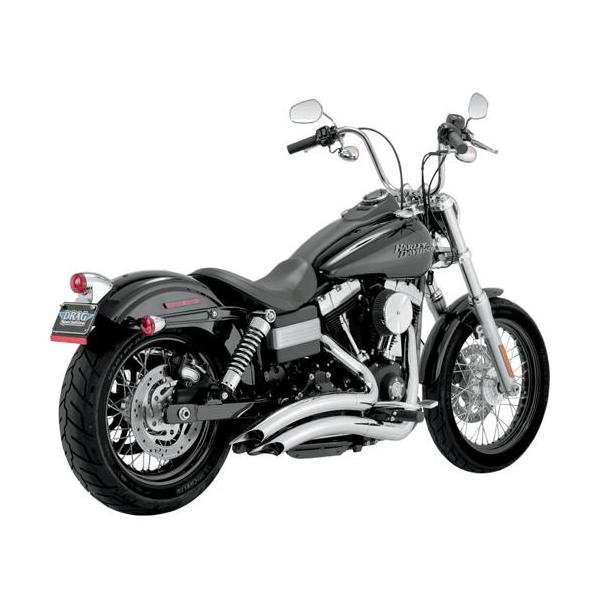 ハーレーダビッドソンクロームメッキマフラーVANCE＆HINESビッグラディウス Harley Davidson（ハーレー・ダビッドソン） VANCE＆HINES ビッグ