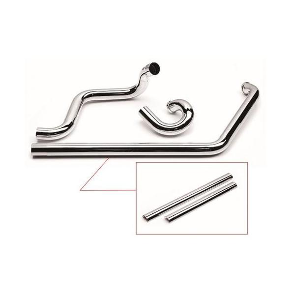 ★GTR35 モーターステージ　2in2左右独立エキパイ　ヒートガード付 Harley Davidson MOTOR STAGE 2in2左右独立タイプエキパイ