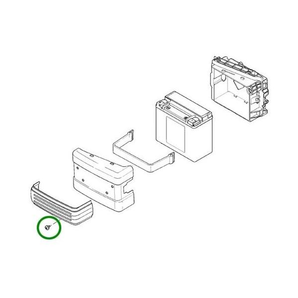 2006〜17年ダイナモデルに適合サイズ：1/4"-20x5/8"1個売りHarley Davidson(ハーレーダビッドソン)ハーレー カスタムパーツバッテリー＆アクセサリー