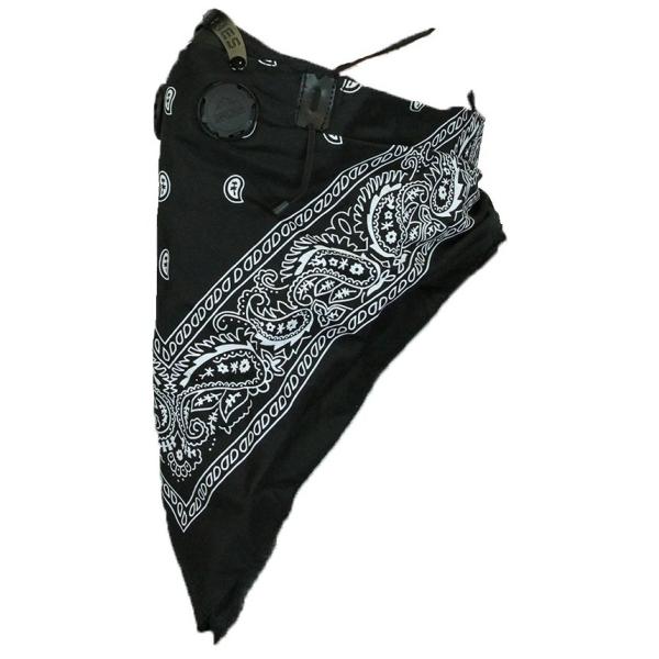 Pro Series Rider Bandana Dust Mask - Black