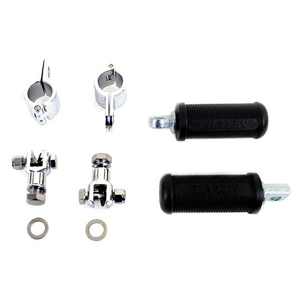 Harley Davidson BATES クランプオン フットペグ セット : ハーレー