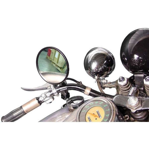 HARLEY DAVIDSON ハーレー純正　ワンピースラウンドミラー セット Harley Davidson REPLICA 5”ROUND ミラー : ハーレーパーツ店