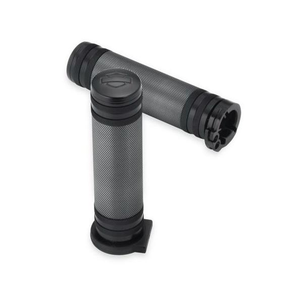 Harley-Davidson グリップセット /ブラック 2個入り Harley Davidson（ハーレー・ダビッドソン） ダイアモンドブラック