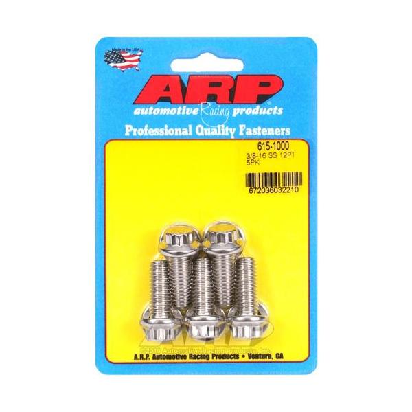 サイズ：3/8”-16 x 1”カラー：ステンレス ポリッシュ商品画像は5個ですが1個売りです。買い物かごの中で、ご希望の数量に変更してください。1個売り（ボルトx1、ワッシャーx1のセット）ARP300 Stainless SteelAR...