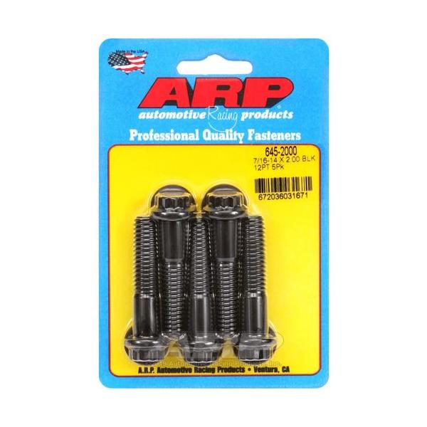 Harley Davidson Black Oxide 12pointボルト 7/16”-14 x 2