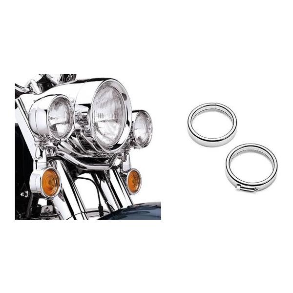 ハーレー純正　ターンシグナルトリムリング　前後セット ハーレー純正 ターンシグナルトリムリング 前後セット - メルカリ