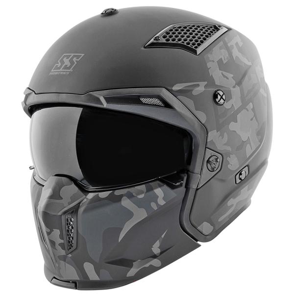 y885526z SS2400 Call To Arms Helmet -Black/Camo-FTR-124-194/S n[[