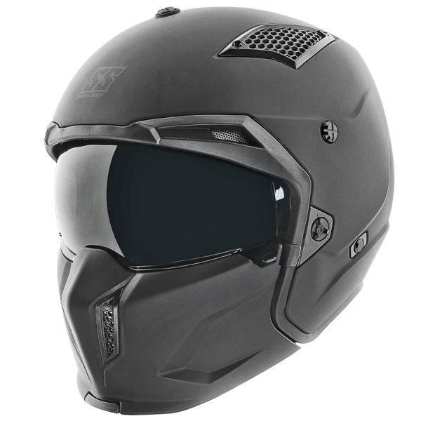 y885541z SS2400 Solid Speed Helmet -Black-FTR-124-074/S n[[