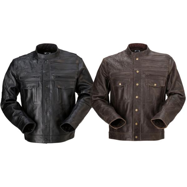 Deagle Leather Jacket:�u���b�N �u���E��/���v