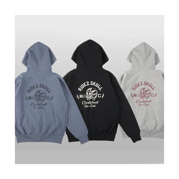 HARLEY-DAVIDSON スカルロゴ フリースパーカー スカル グラフィック・フーディー -ハーレーダビッドソン公式