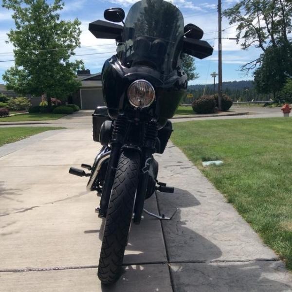 ハーレーダビッドソンフェアリングシールド amberpiece_fxdxt-or-13-b