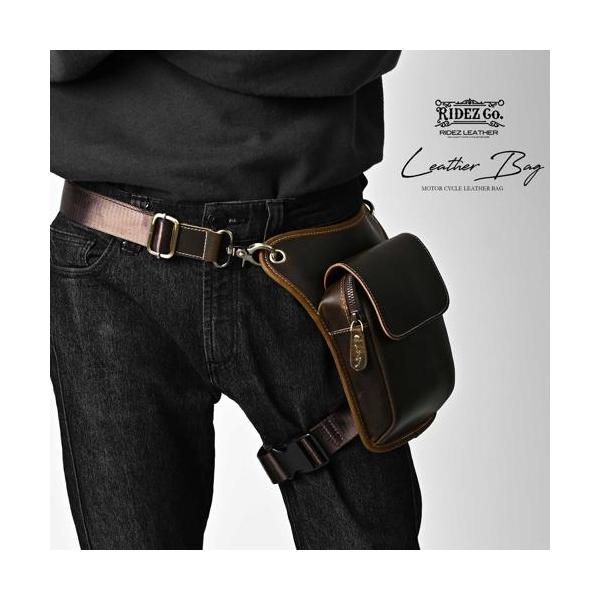 Harley Davidson（ハーレー・ダビッドソン） RBP04 レザーレッグバッグ