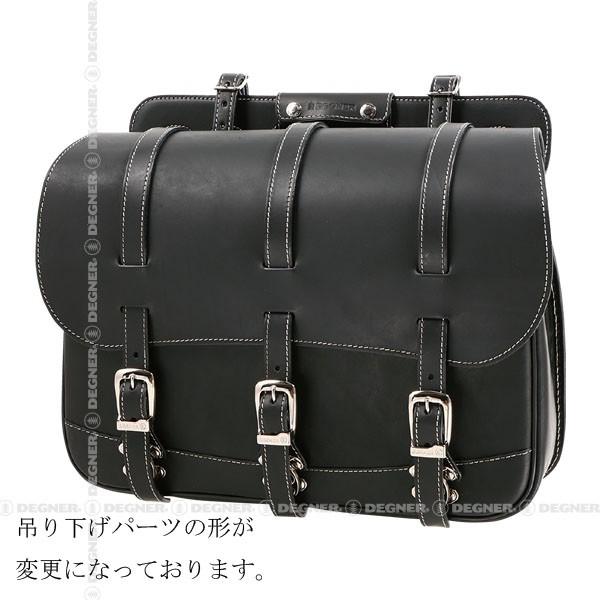 Harley-Davidson レザーサドルバッグ ブラック