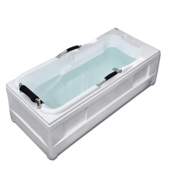 75x120cm社長コーナーバスタブ浴槽左枕付き Ambest BA17C0【激安