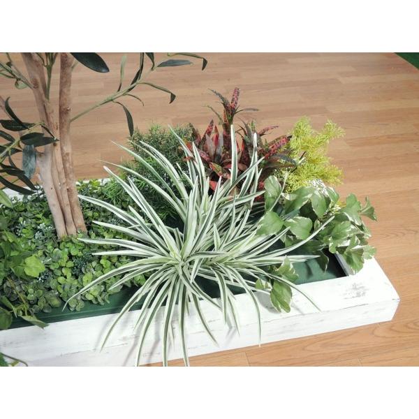 即納 大特価 オリーブの木 とガーデニングセットw 造花 人工観葉植物 インテリア 室内 装飾 フェイク 直送商品短納期