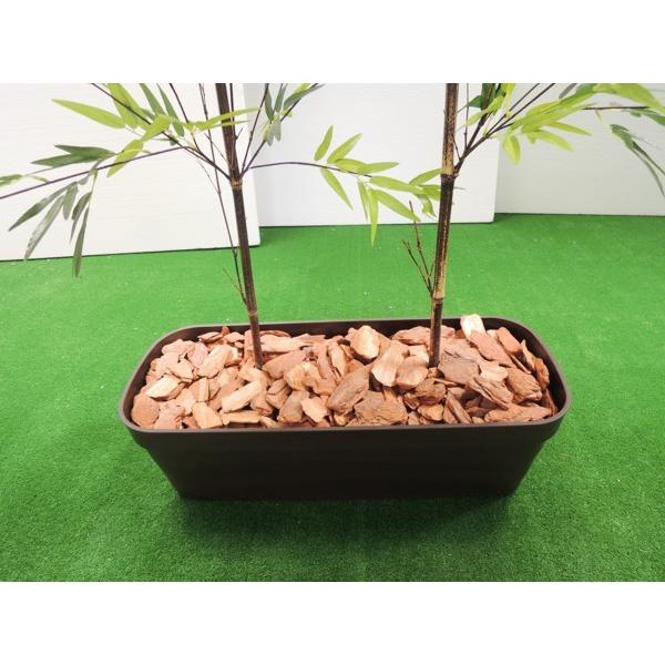 花と植物の装飾パーテーション 黒竹 パーテーション 180cm (クロタケ 笹 間仕切 フェイク 造花